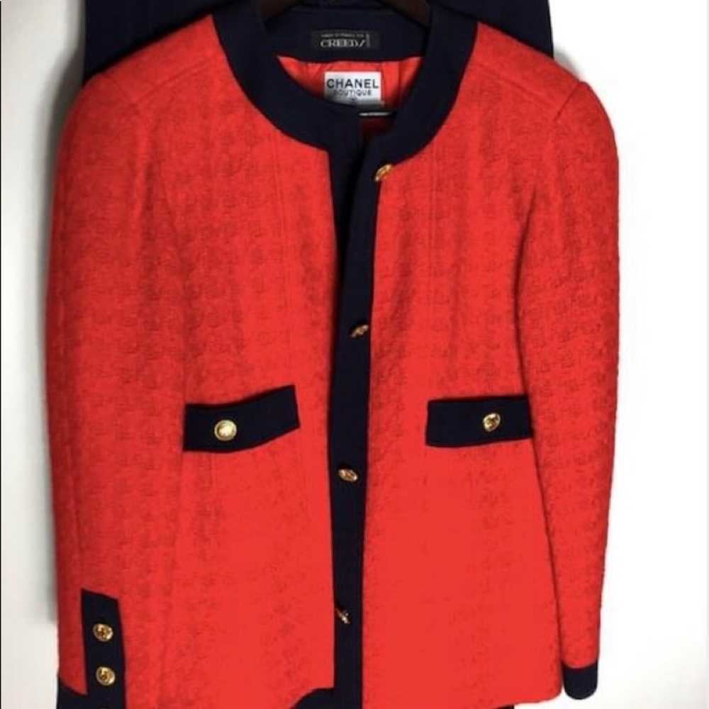 Extremely rare vintage Chanel blazer and skirt
